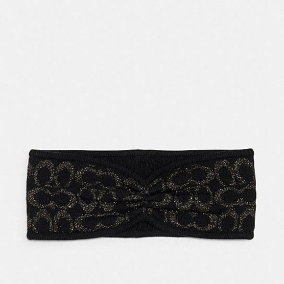 Coach Accessories Coach Signature Wool Knit Headband Poshmark